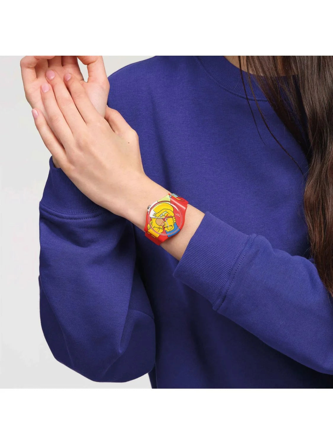 RELOJ SWATCH SO29Z120 UNISEX LOS SIMPSON. TM Y © 20TH TELEVISIÓN. MATT GROENING