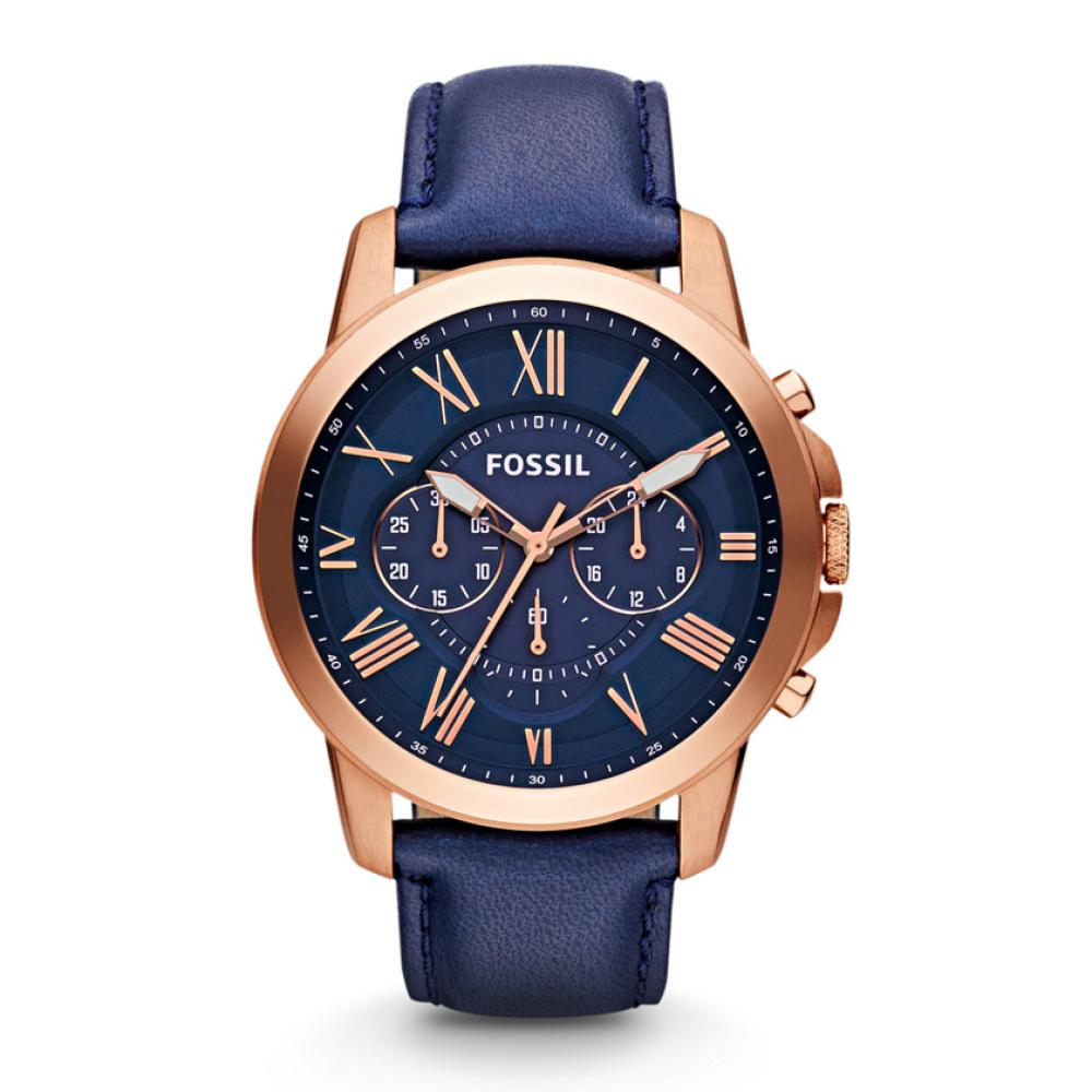 RELOJ FOSSIL FS4835 CRONOGRAFO CUERO LEGITIMO