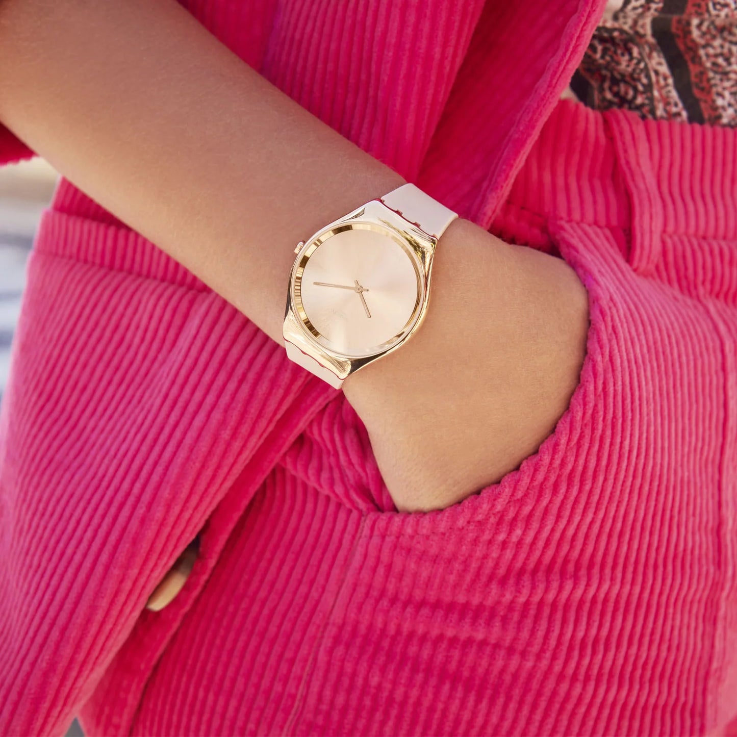 RELOJ SWATCH SKINROSEE SYXG101 EXTRAPLANO