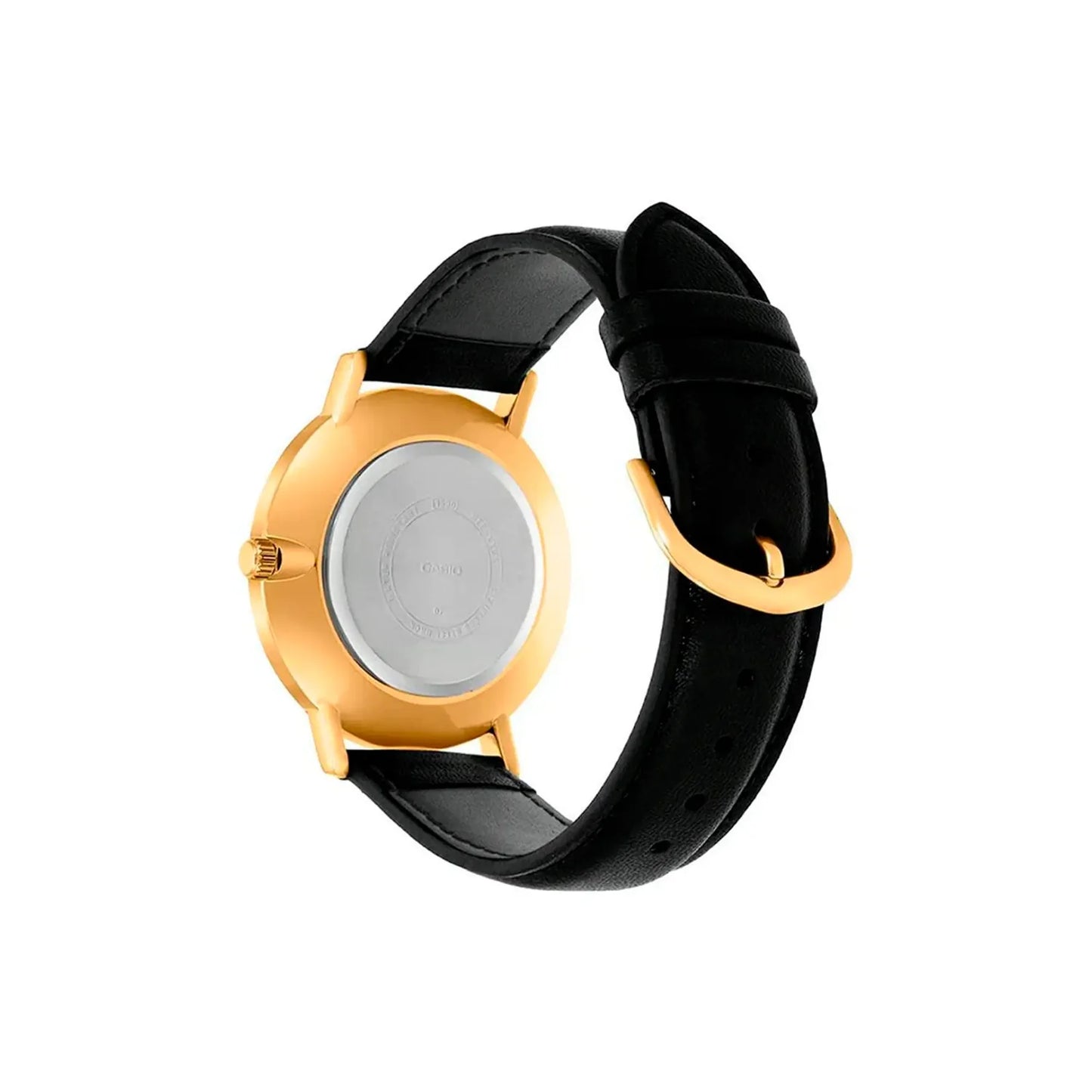 RELOJ CASIO MTP-VT01GL-1B2 CUERO NEGRO