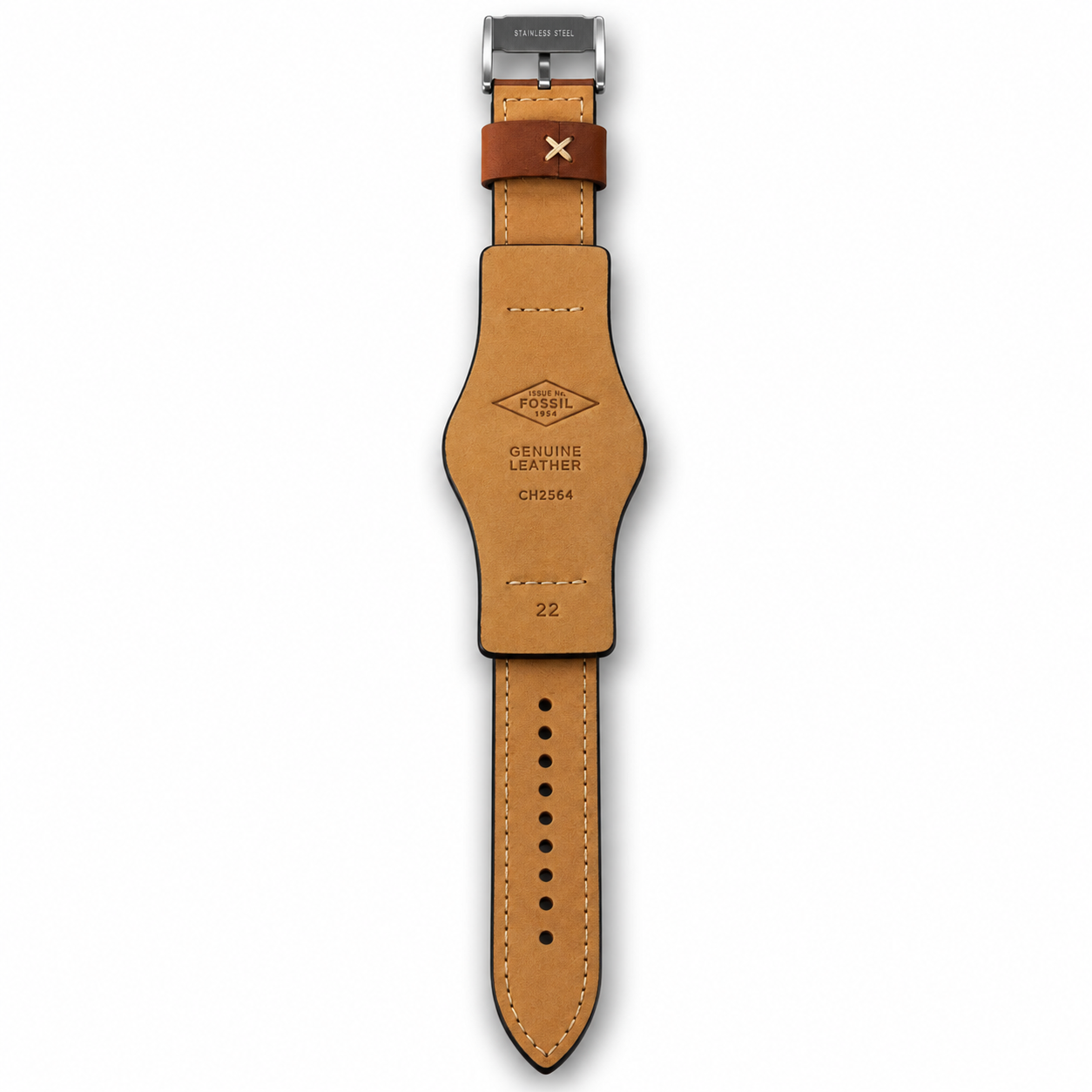 CORREA PARA RELOJ FOSSIL SOBRE PUESTO 22 MM MIEL