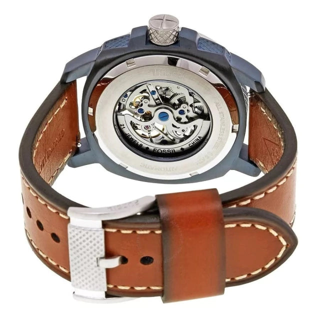 RELOJ FOSSIL HOMBRE ME3135 AUTOMATICO CUERO