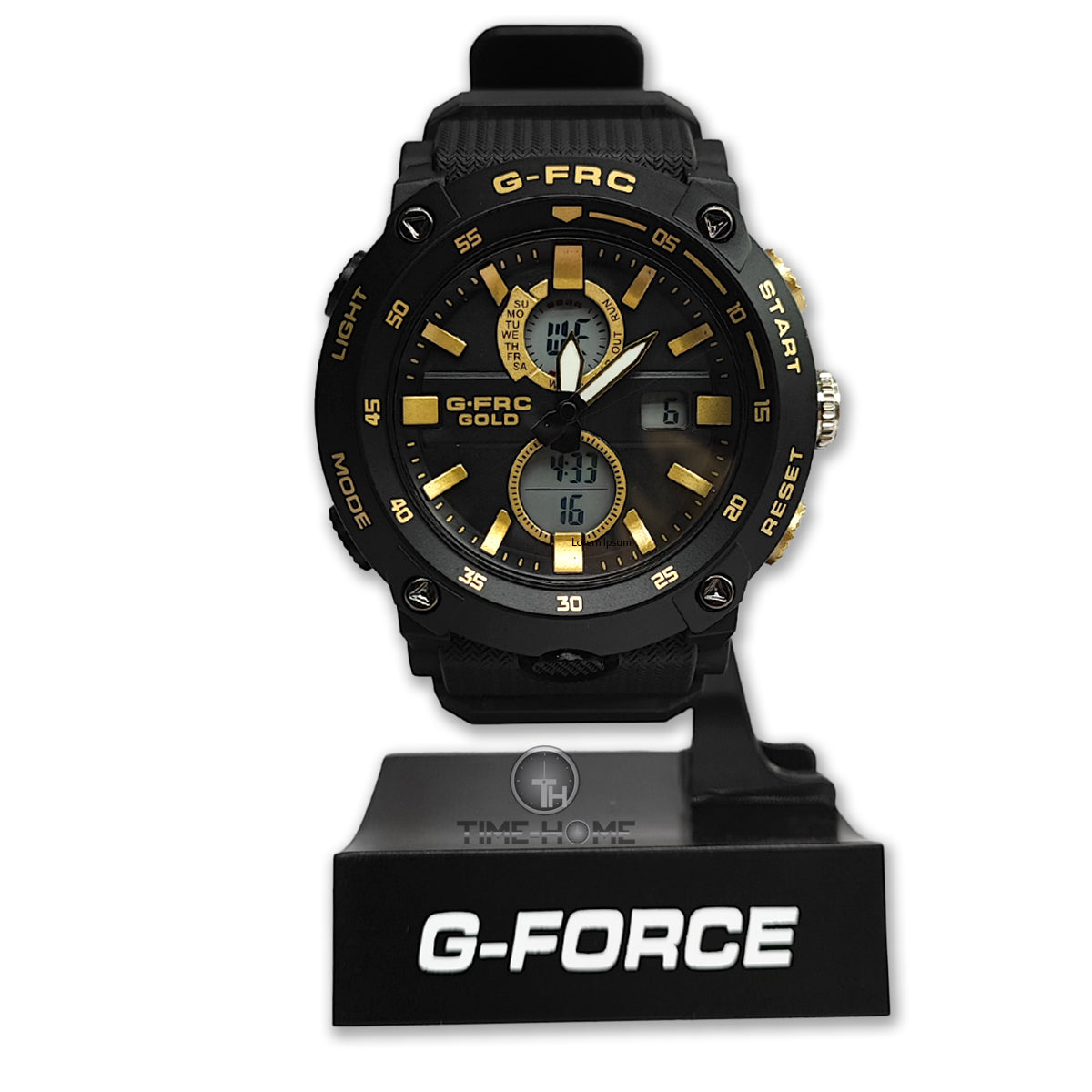 RELOJ G-FORCE HOMBRE DOBLE HORA DEPORTIVO MODEL4