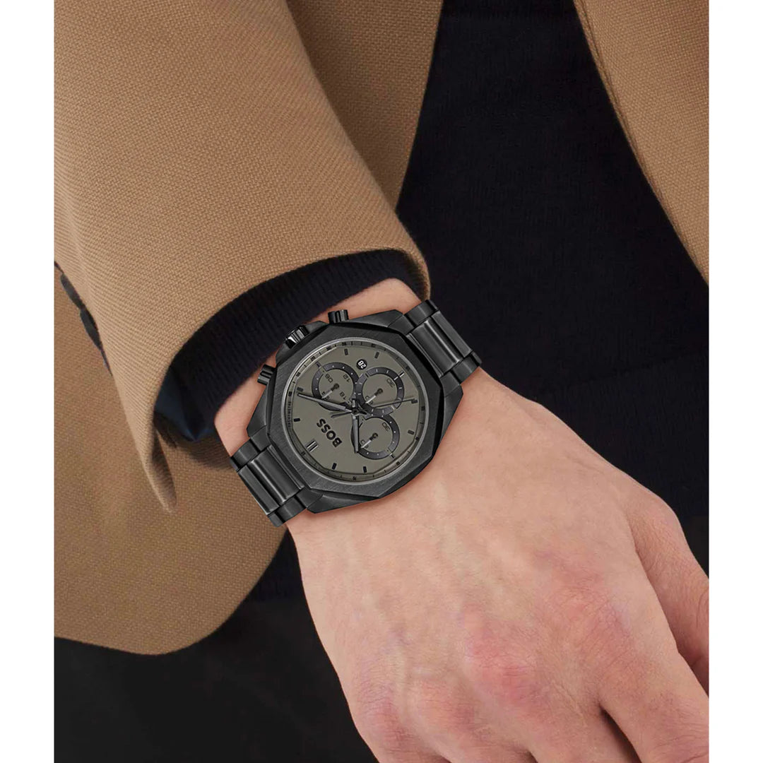 RELOJ HUGO BOSS 1514016 ACERO PAVONADO HOMBRE