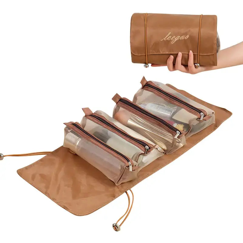 BOLSA DE MAQUILLAJE ORGANIZADORA PLEGABLE