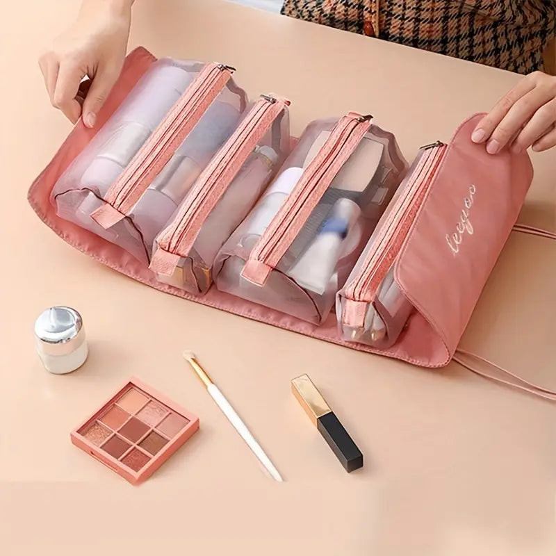 BOLSA DE MAQUILLAJE ORGANIZADORA PLEGABLE