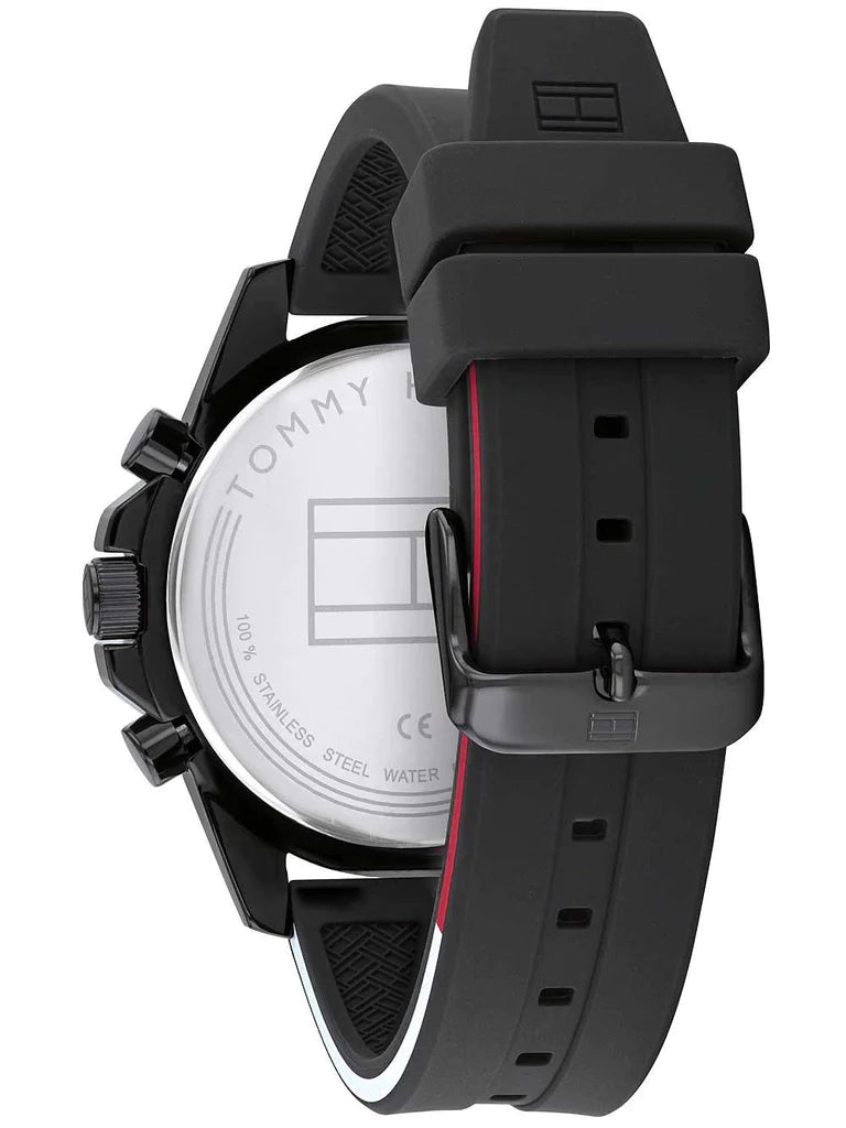 RELOJ TOMMY HILFIGER 1791793 HOMBRE SILICONA NEGRO