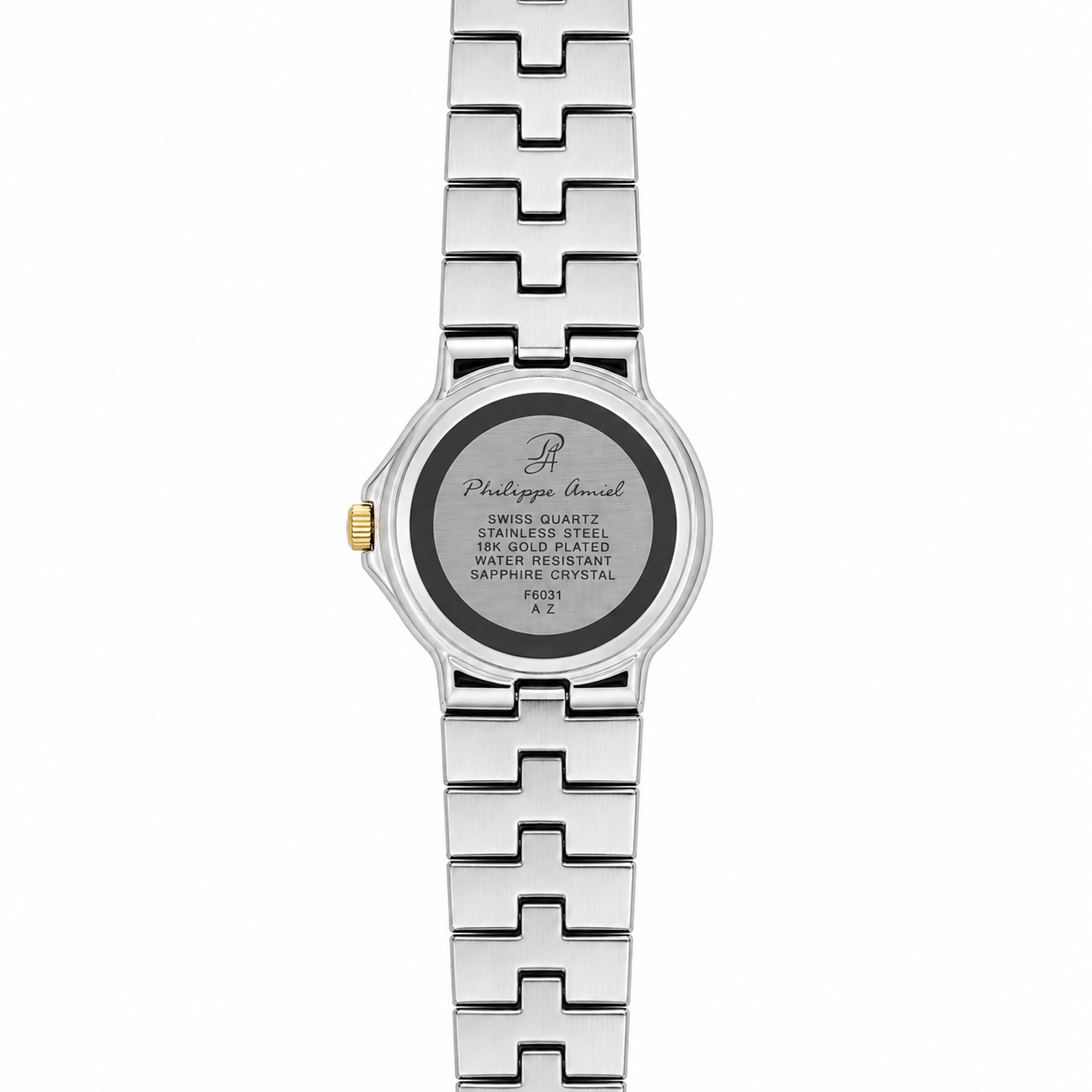 Philippe Amiel F6031 Reloj para Mujer Bicolor Acero Inoxidable Plata y Oro