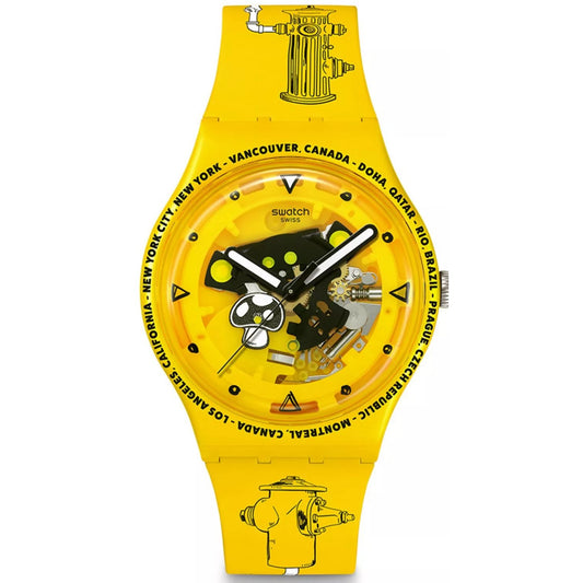 RELOJ SWATCH SO29J101 Time with Andy Anderson