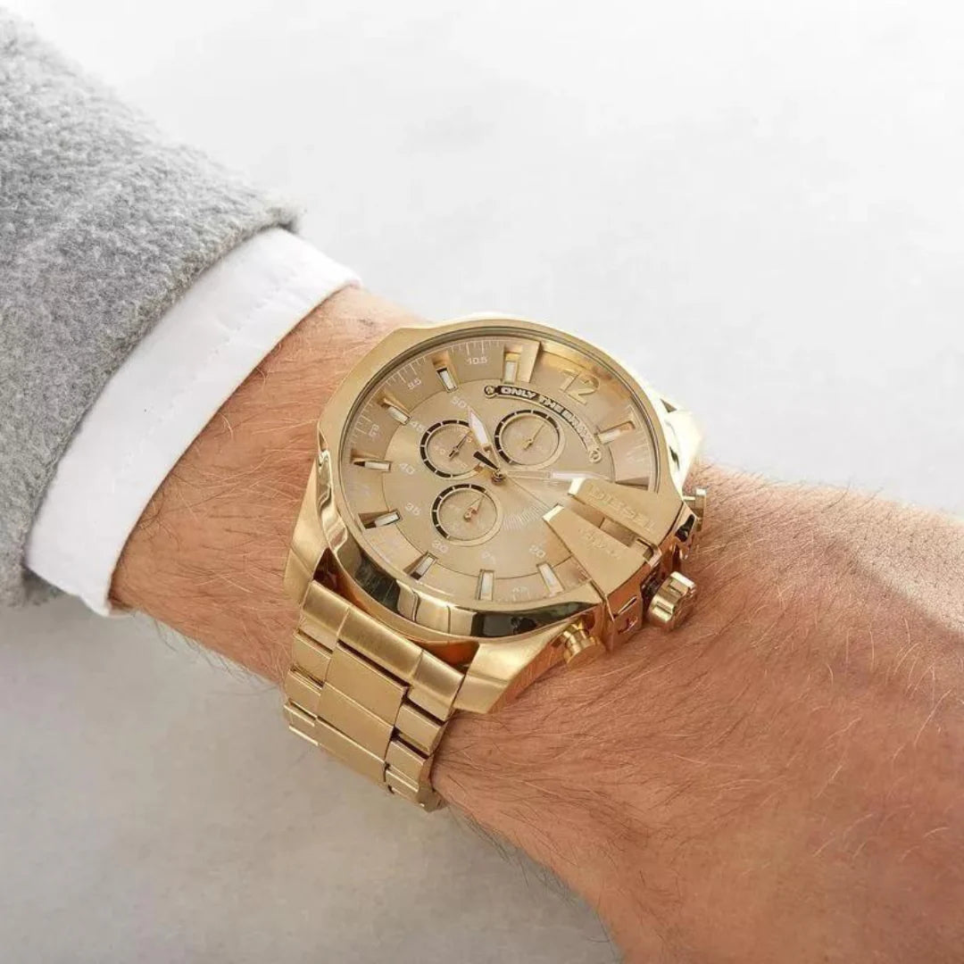 RELOJ DIESEL DZ4360 ACERO DORADO