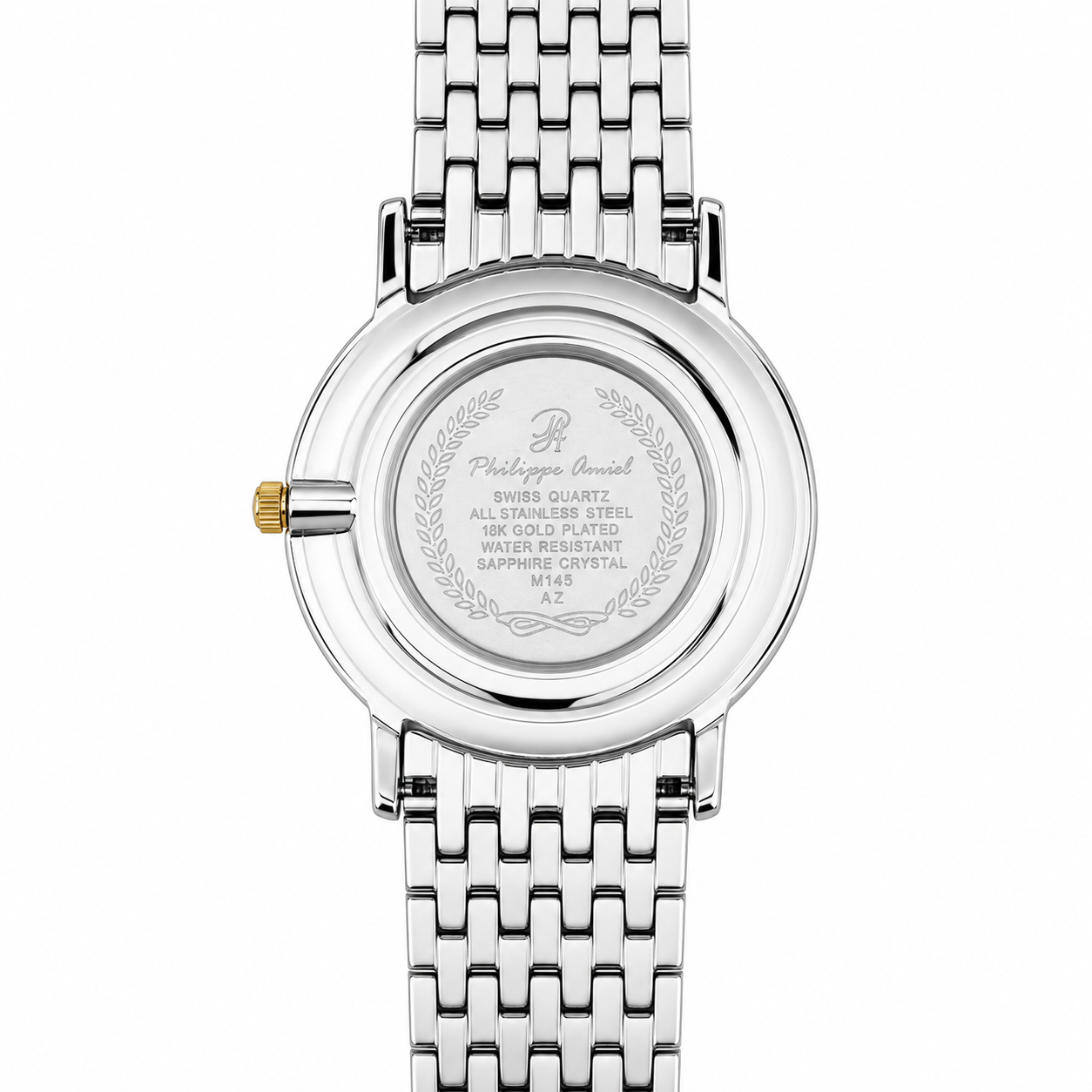 Philippe Amiel M145 AZ Reloj para Hombre Acero Bicolor con Cristal de Zafiro