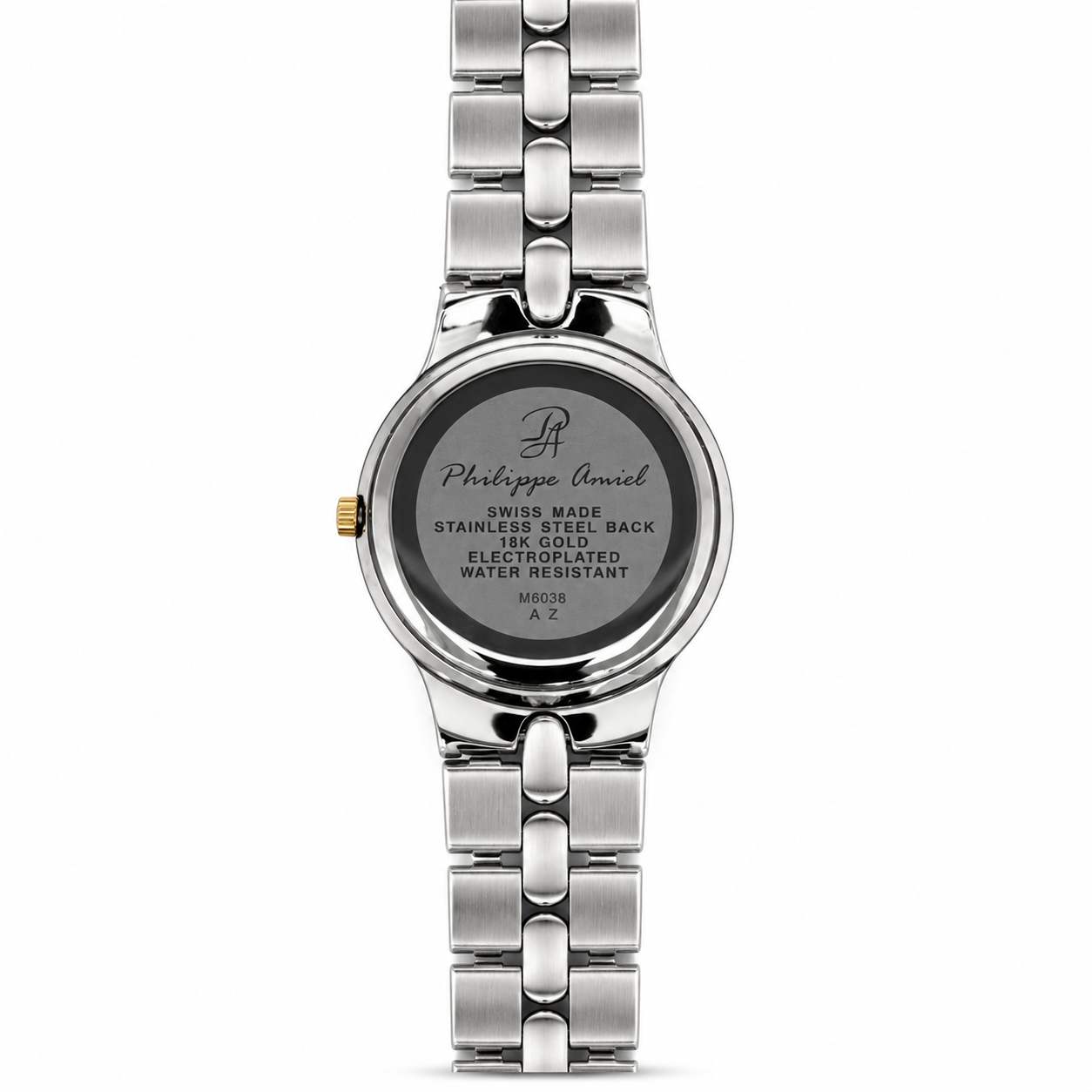 Philippe Amiel M6038 AZ Reloj para Hombre Bicolor Acero Inoxidable y Dorado
