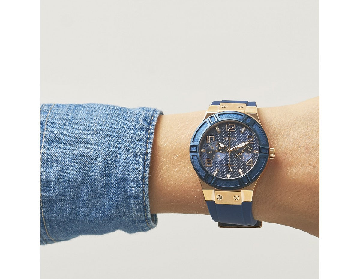 RELOJ GUESS W0571L1 DAMA SILICONA AZUL