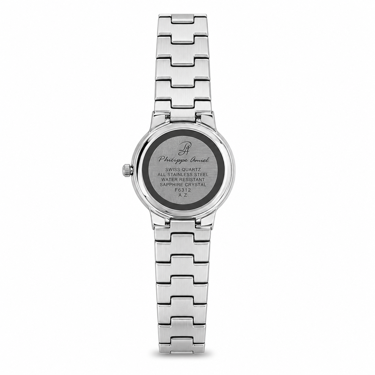 Philippe Amiel F6312 Reloj para Mujer Acero Inoxidable Plateado