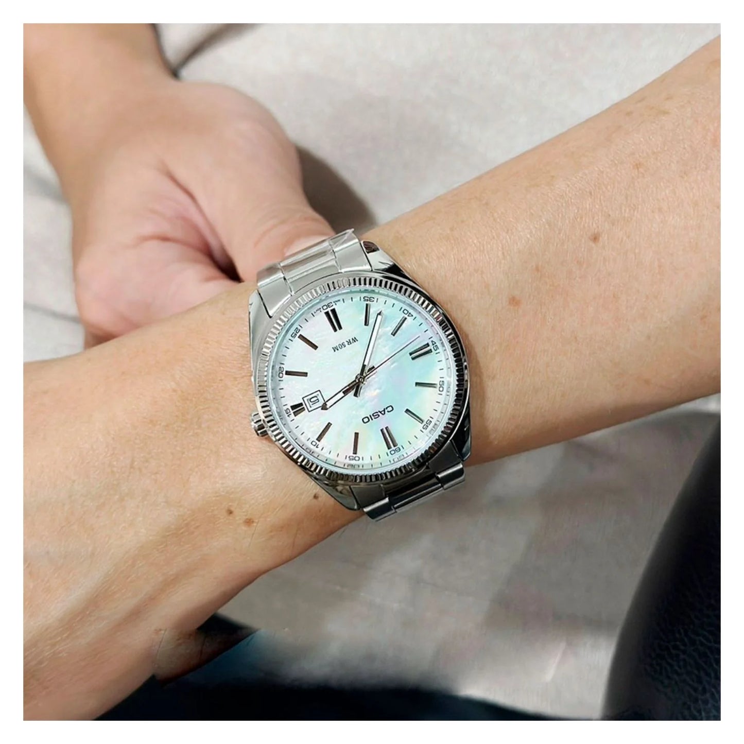 RELOJ CASIO MTP-1302DS-7A ACERO