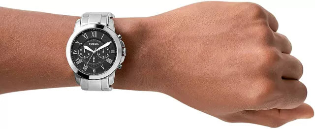 RELOJ FOSSIL FS4736IE PARA HOMBRE PLATEADO EN ACERO