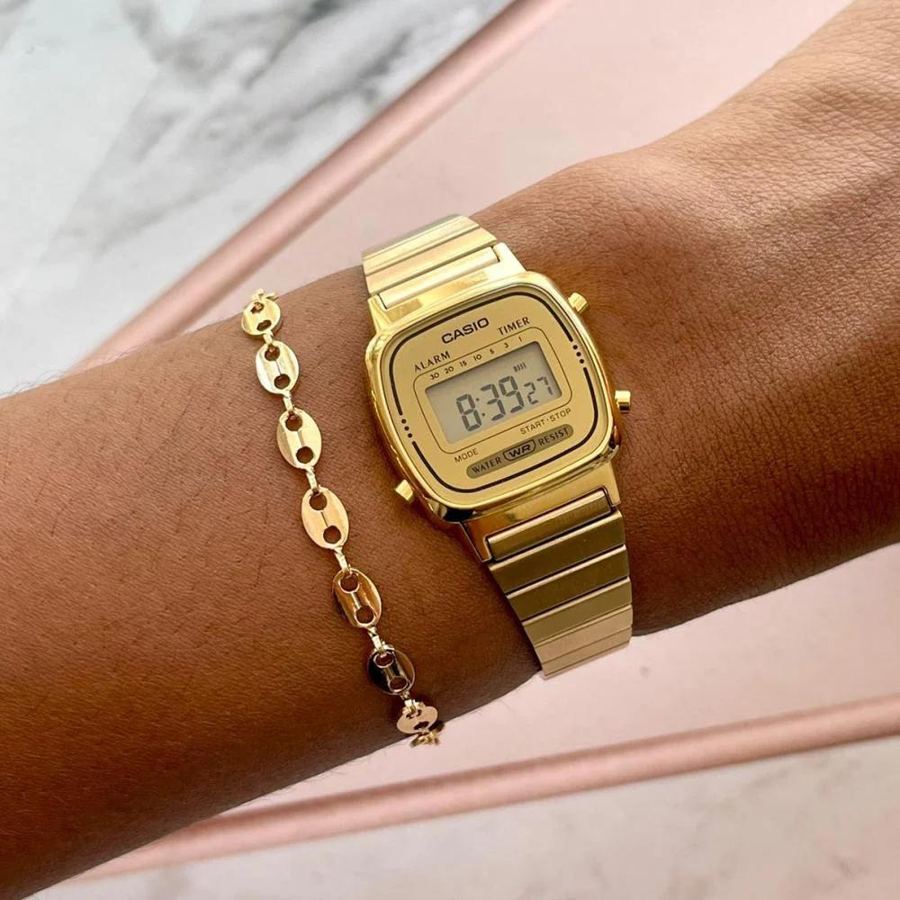 RELOJ CASIO LA670WGA-9D DIGITAL MINI RETRO