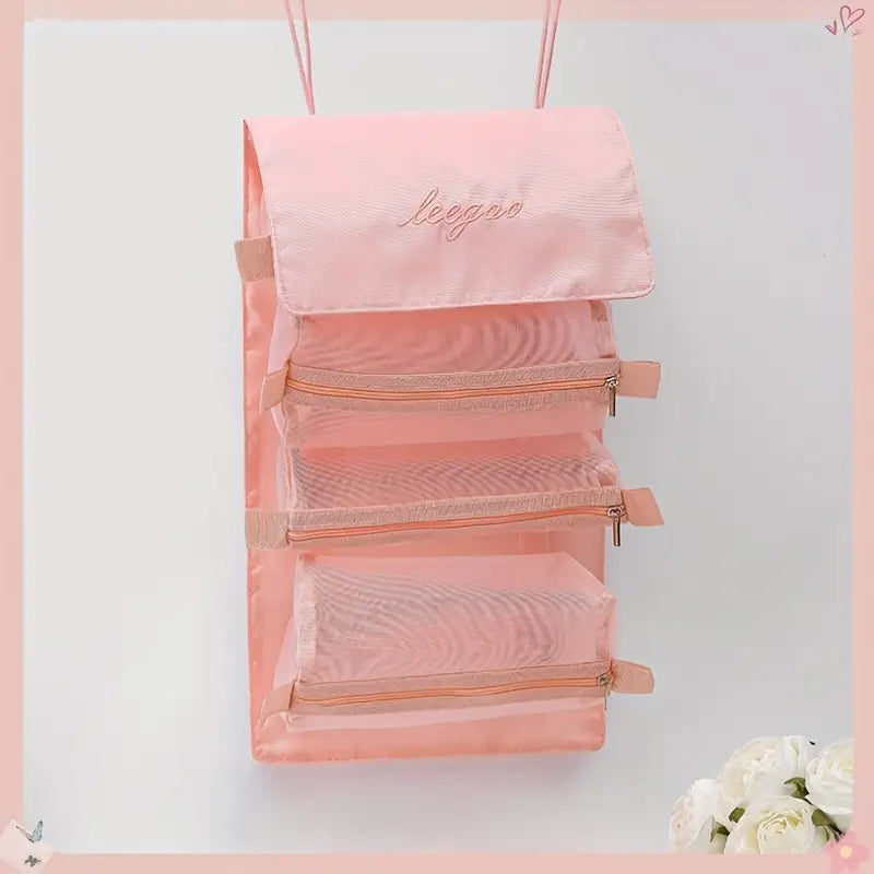 BOLSA DE MAQUILLAJE ORGANIZADORA PLEGABLE