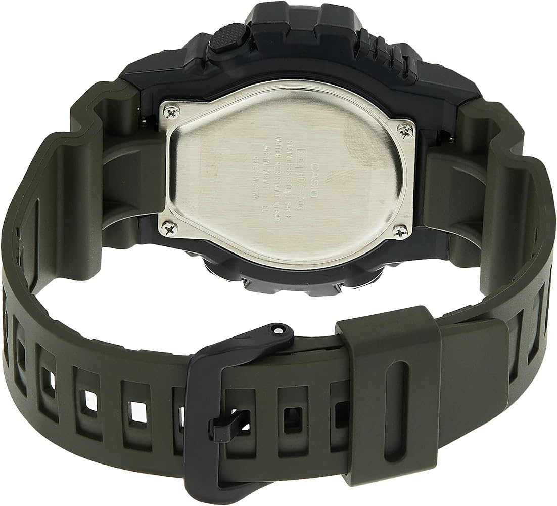 RELOJ CASIO HDC-700-9A TOTALMENTE NEGRO HOMBRE ILUMINATOR