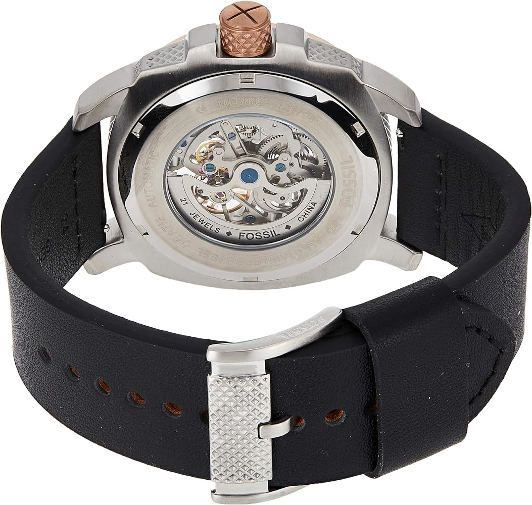 RELOJ FOSSIL ME3082 AUTOMÁTICO PULSO DE CUERO