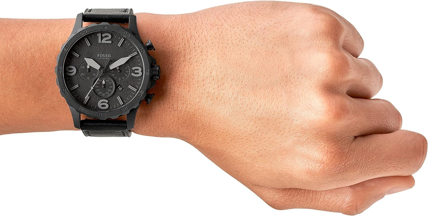 RELOJ FOSSIL JR1354 CRONOGRAFO CUERO LEGITIMO