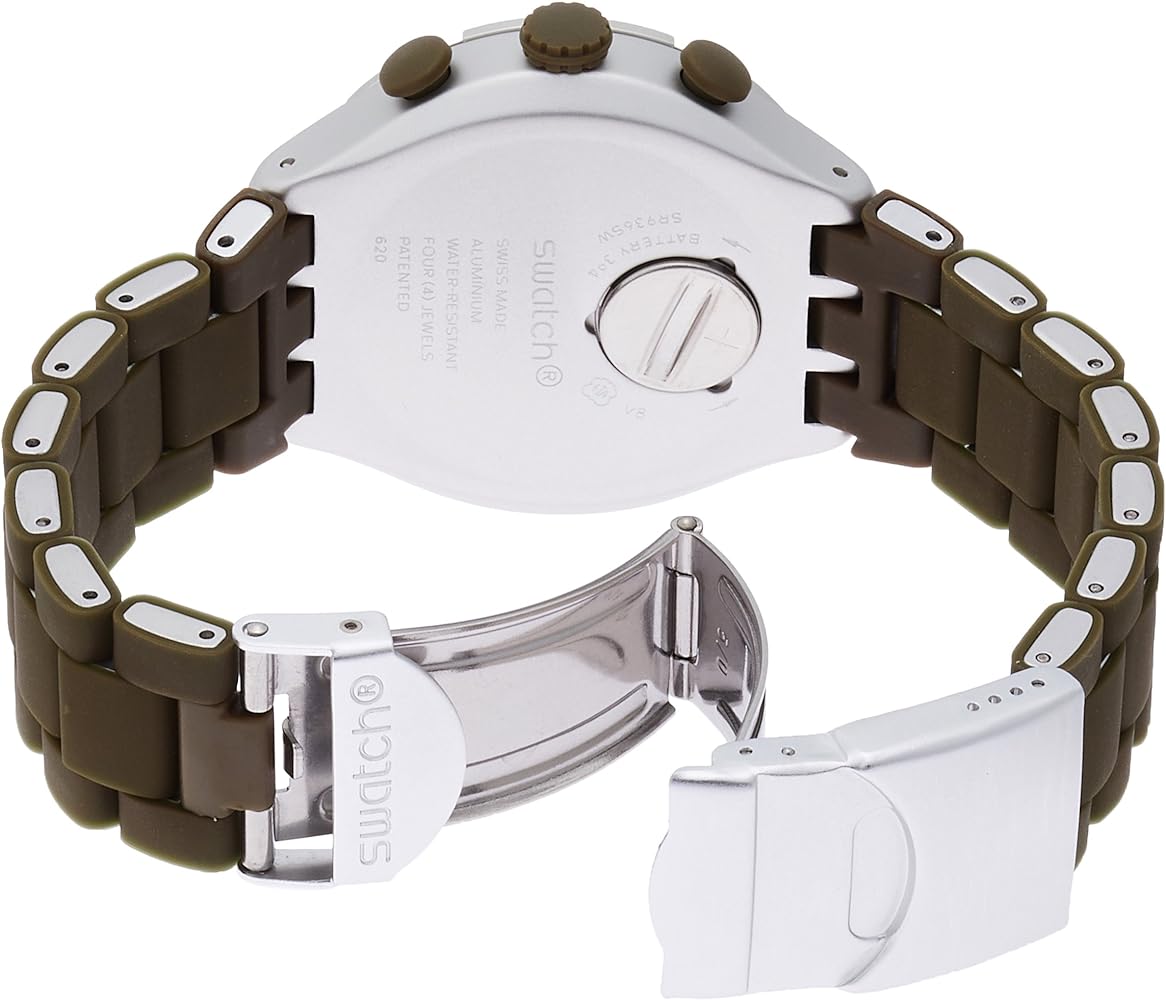 RELOJ HOMBRE SWATCH GREEN ATTACK YYS4022AG