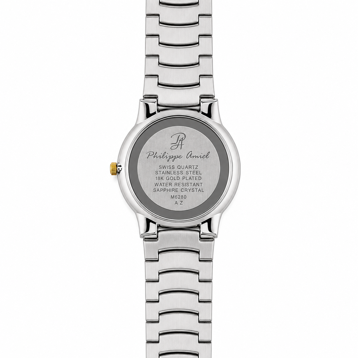 Philippe Amiel M6280 Reloj para Hombre Acero Bicolor con Cristal de Zafiro
