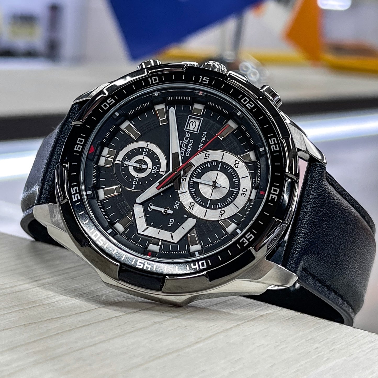 RELOJ CASIO EFR-539L-1A CUERO