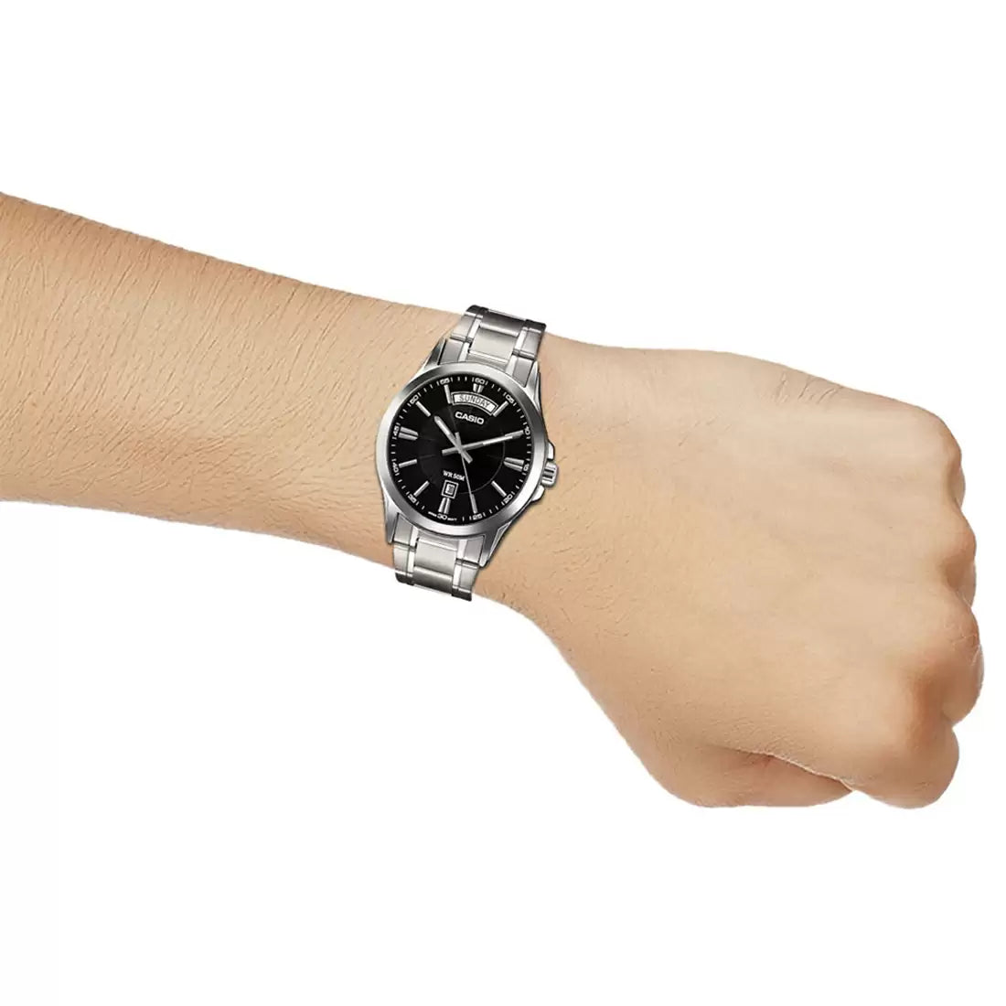 RELOJ CASIO MTP-1381D-1AV ACERO