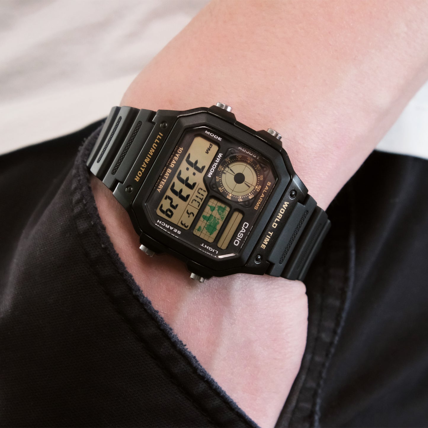 RELOJ CASIO DIGITAL AE-1200WH-1B