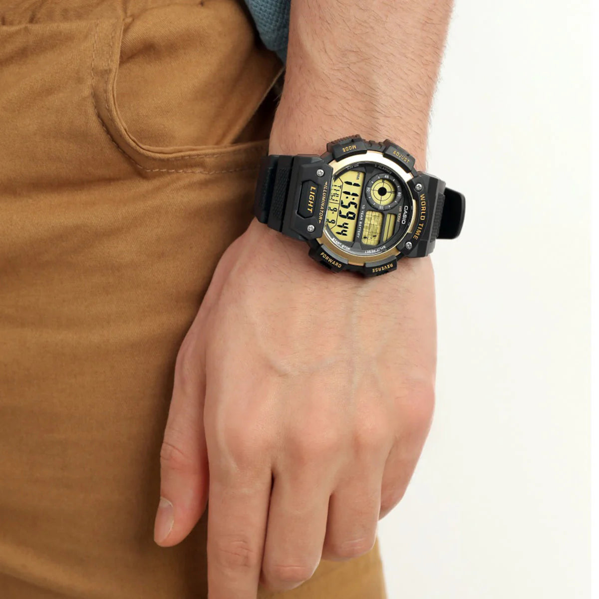 RELOJ CASIO DIGITAL AE-1400WH-9A NEGRO