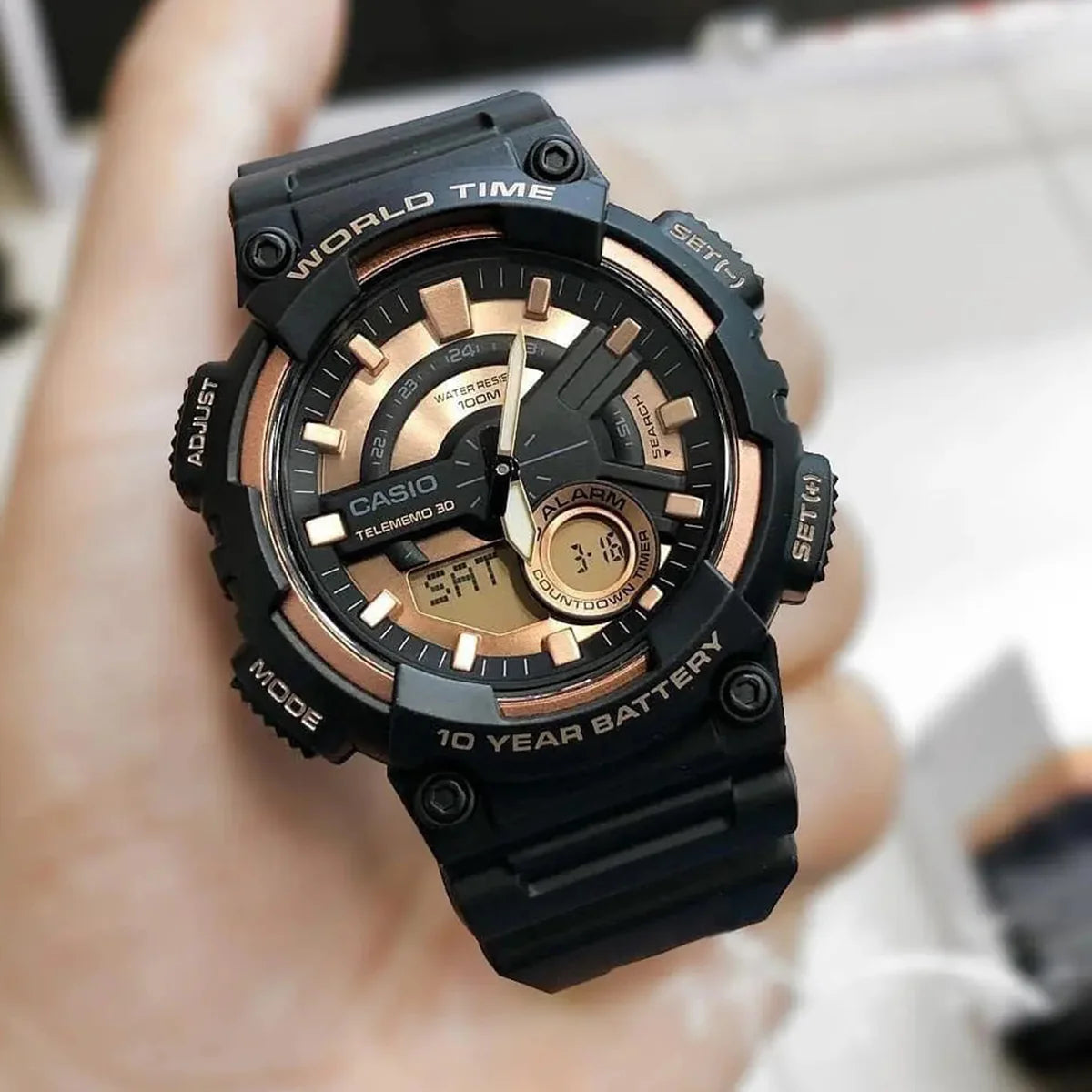 Reloj CASIO ANADIGI AEQ-110W-1A3 DEPORTIVO HOMBRE
