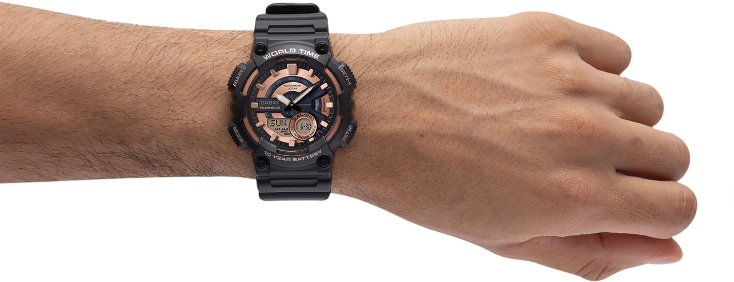 Reloj CASIO ANADIGI AEQ-110W-1A3 DEPORTIVO HOMBRE