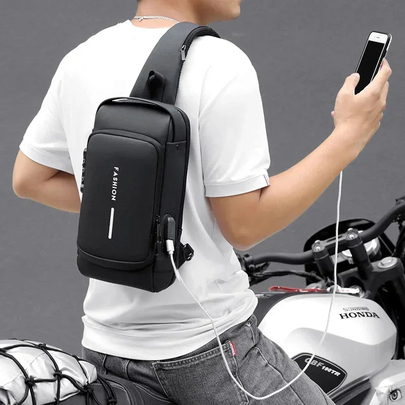 Estuche Bolso Crossbody Antirrobo FASHION – Organizador Urbano con USB