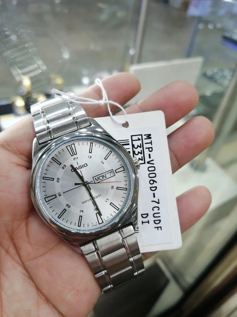 RELOJ CASIO MTP-V006D-7C HOMBRE ACERO