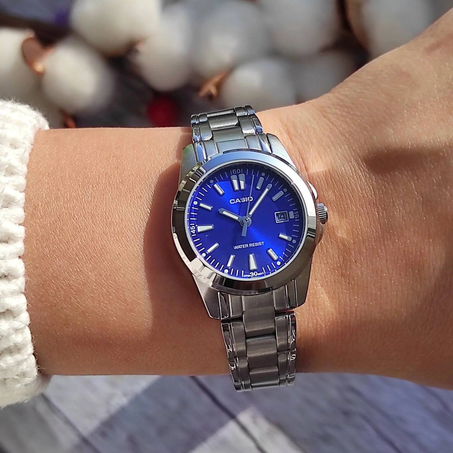 RELOJ CASIO LTP-1215A-2A2 ACERO DAMA