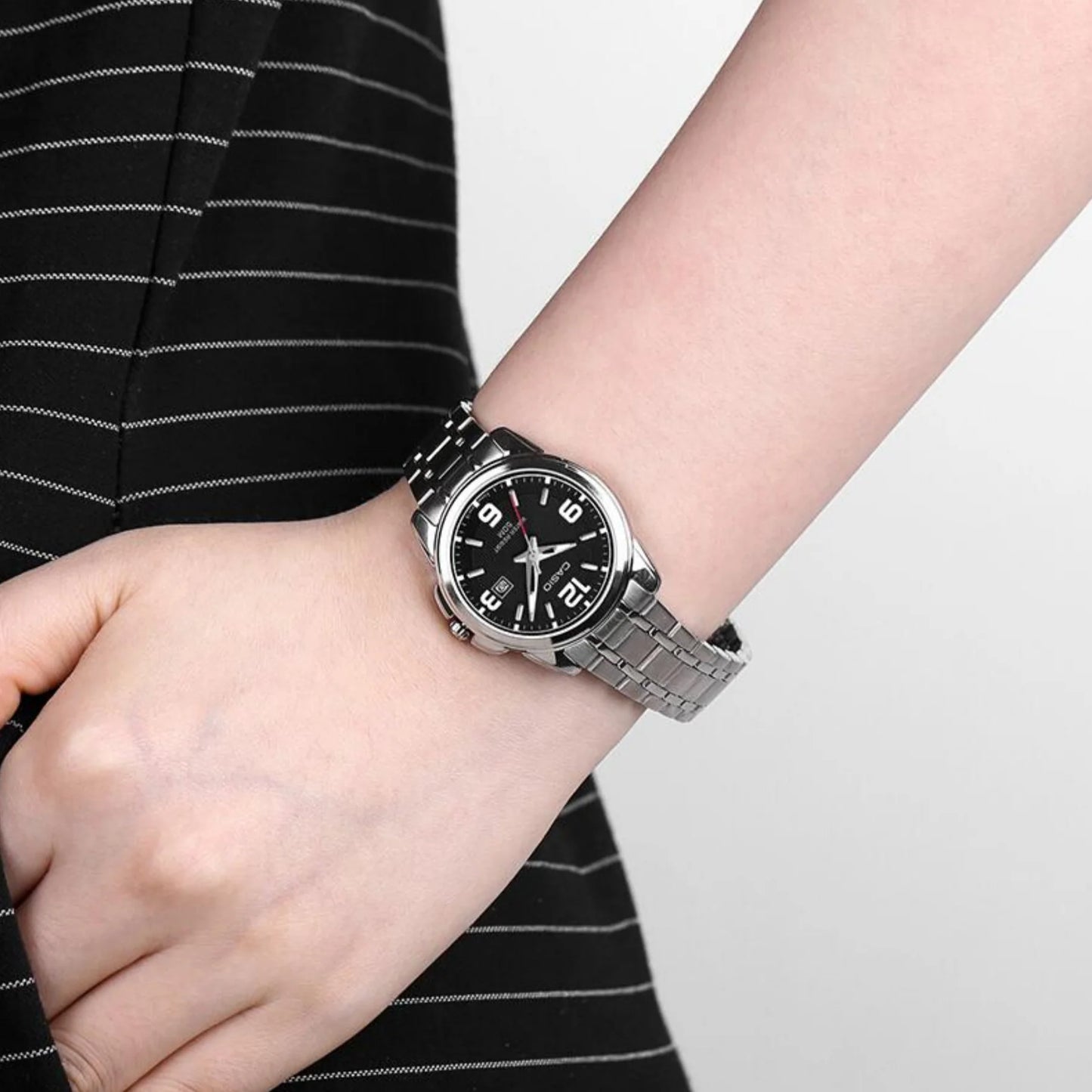 RELOJ CASIO LTP-1314D-1A MUJER ACERO INOXIDABLE