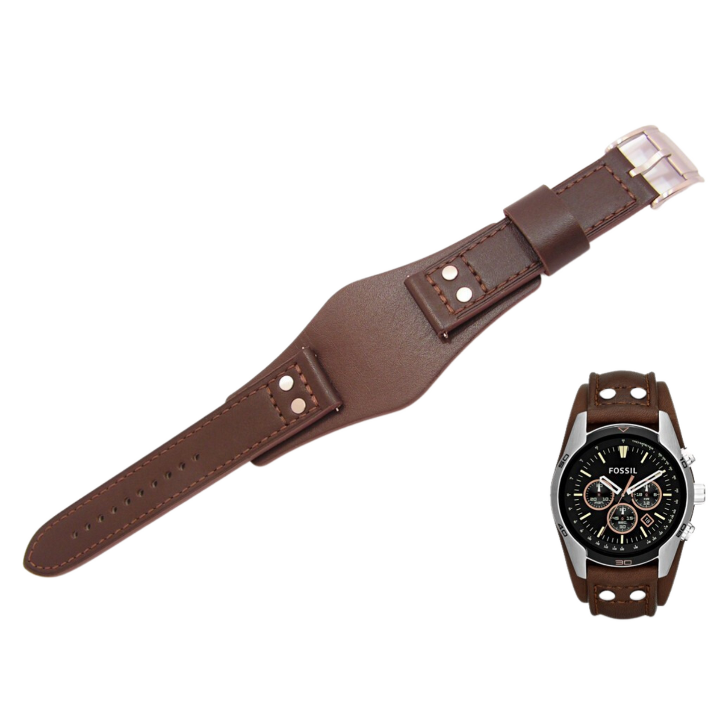 CORREA PARA RELOJ CH2891 SOBREPUESTO CUERO ORIGINAL