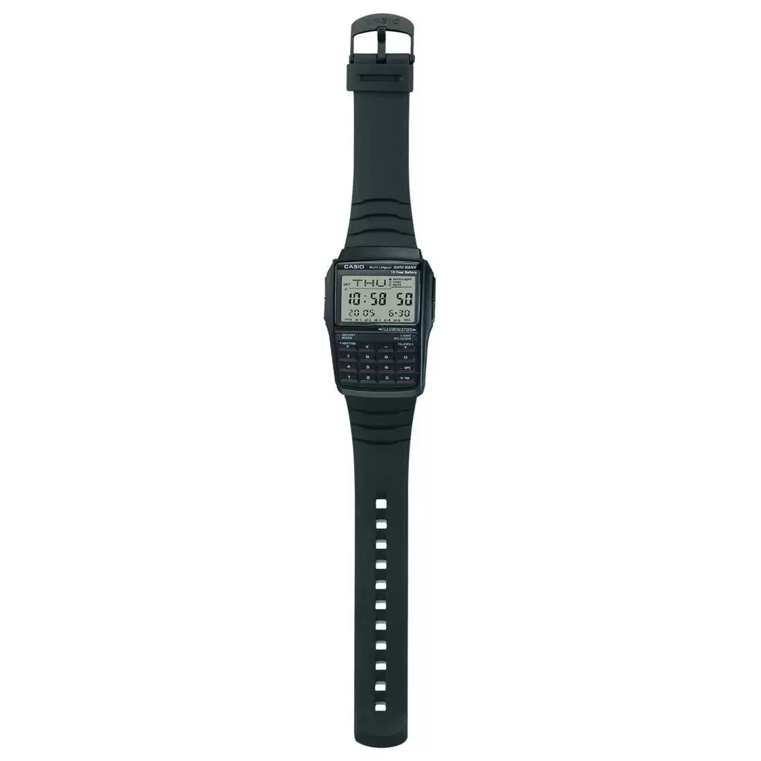RELOJ CASIO DBC-32-1A DATA BANK MULTILINGUE
