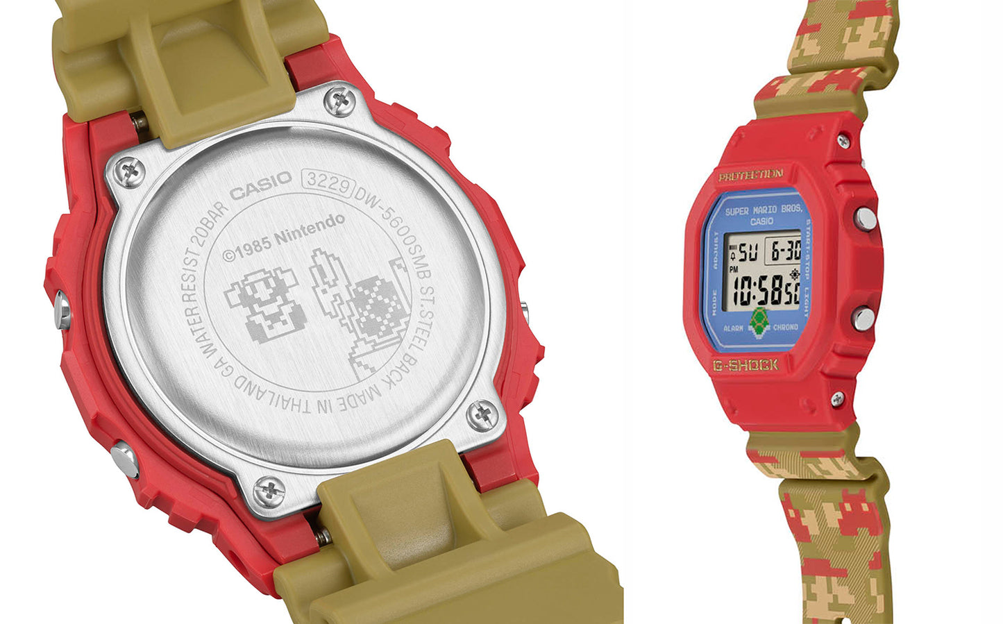 RELOJ G-SHOCK DW-5600SMB-4 SUPER MARIO BROSS
