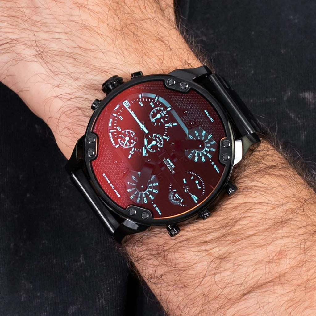RELOJ DIESEL DZ7395 MR.DADDY ACERO NEGRO TORNASOL