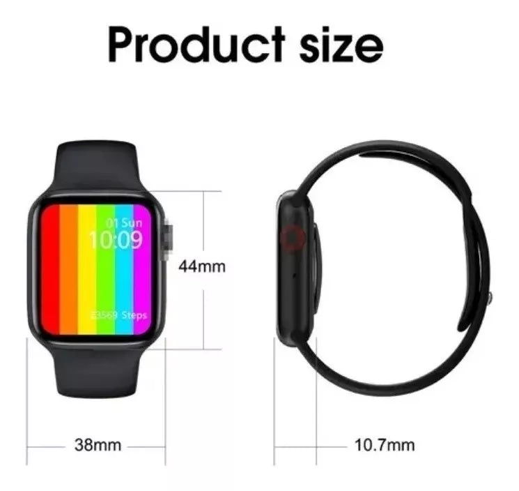 RELOJ INTELIGENTE SMARTWATCH W26+ TÁCTIL BLUETOOH LLAMADAS
