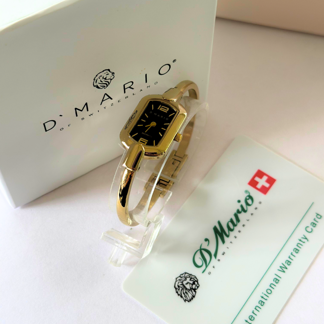 RELOJ D'MARIO FA9509 DAMA ARO ZAFIRADO