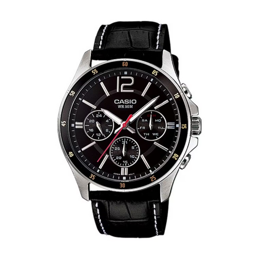 RELOJ CASIO MTP-1374L-1AV CUERO HOMBRE