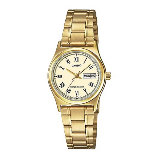 RELOJ CASIO LTP-V006G-9B DORADO ACERO DAMA