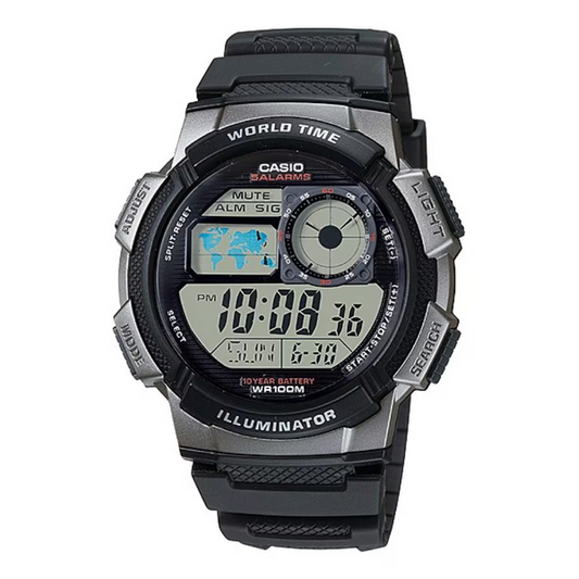 RELOJ CASIO AE-1000W-1B DIGITAL CABALLERO