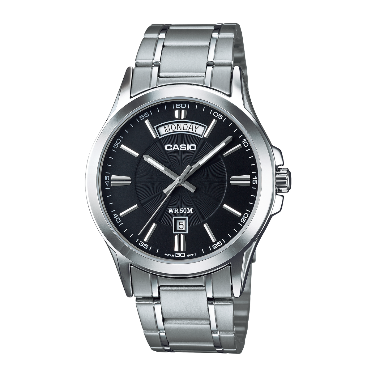 RELOJ CASIO MTP-1381D-1AV ACERO