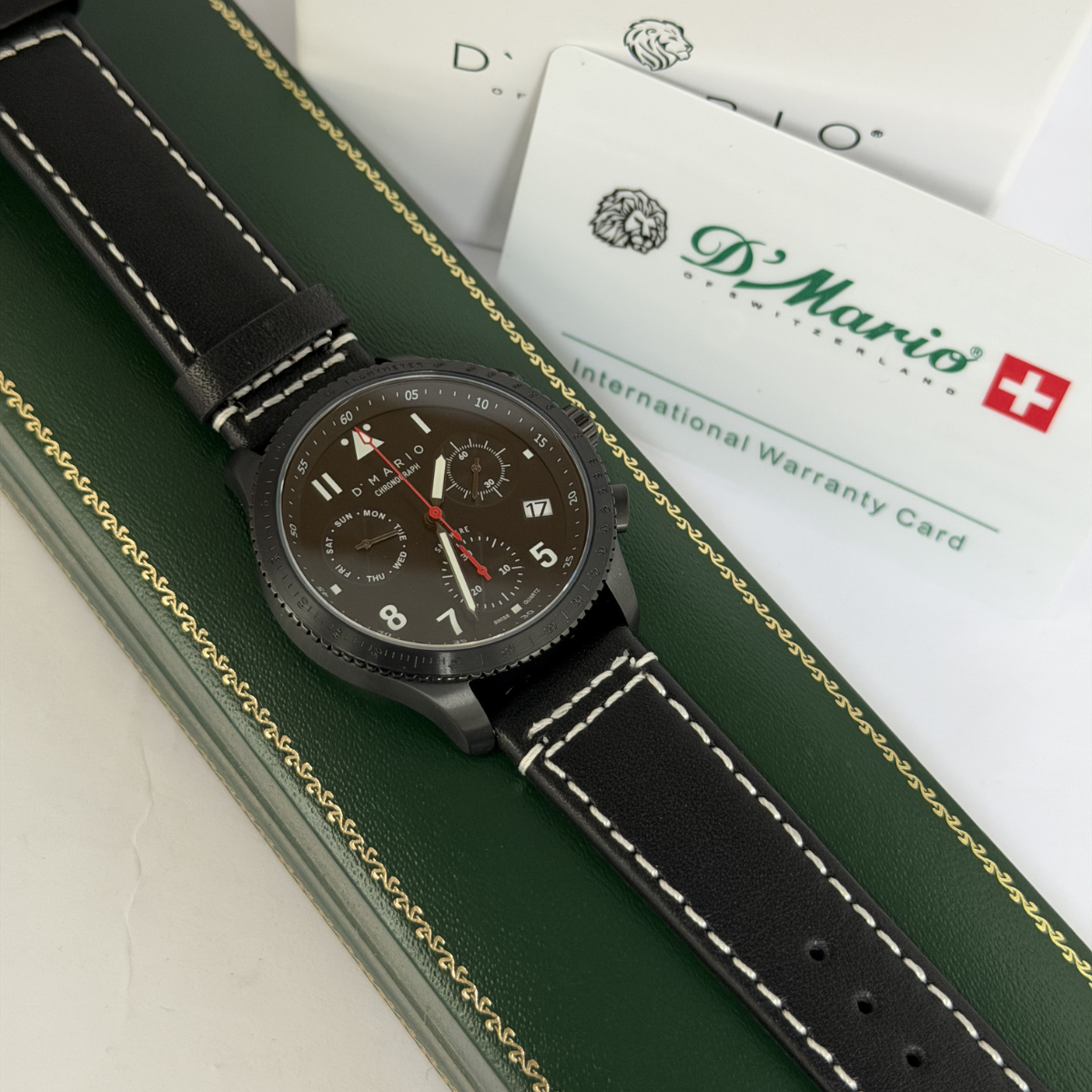 RELOJ D'MARIO KL3138 CUERO HOMBRE