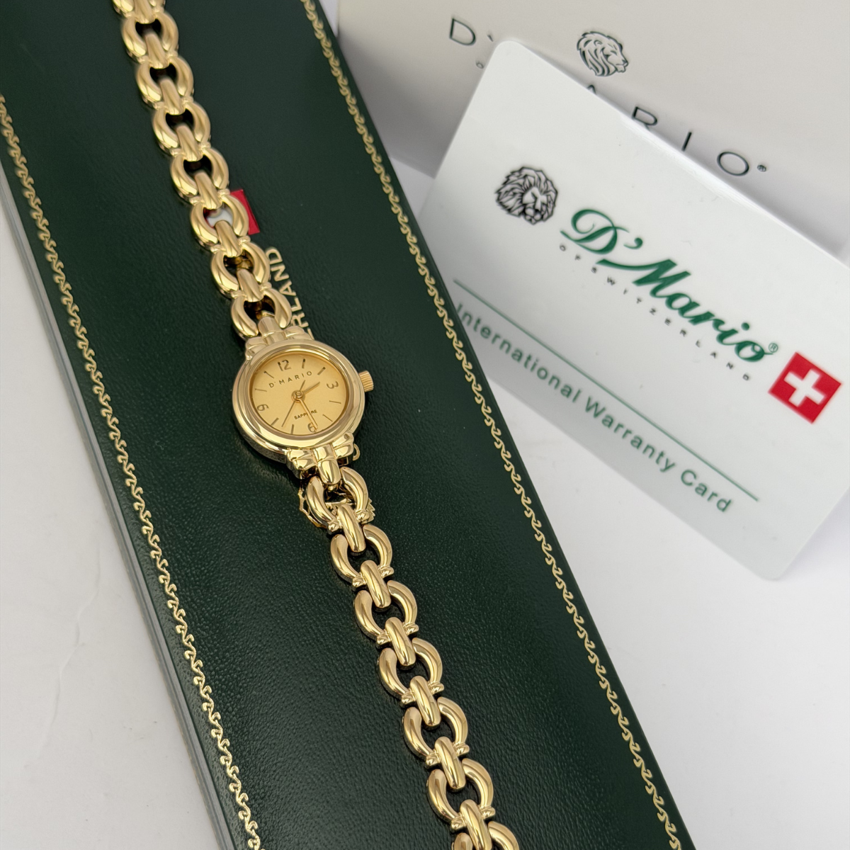 RELOJ D'MARIO FC1502 ACERO DAMA DORADO