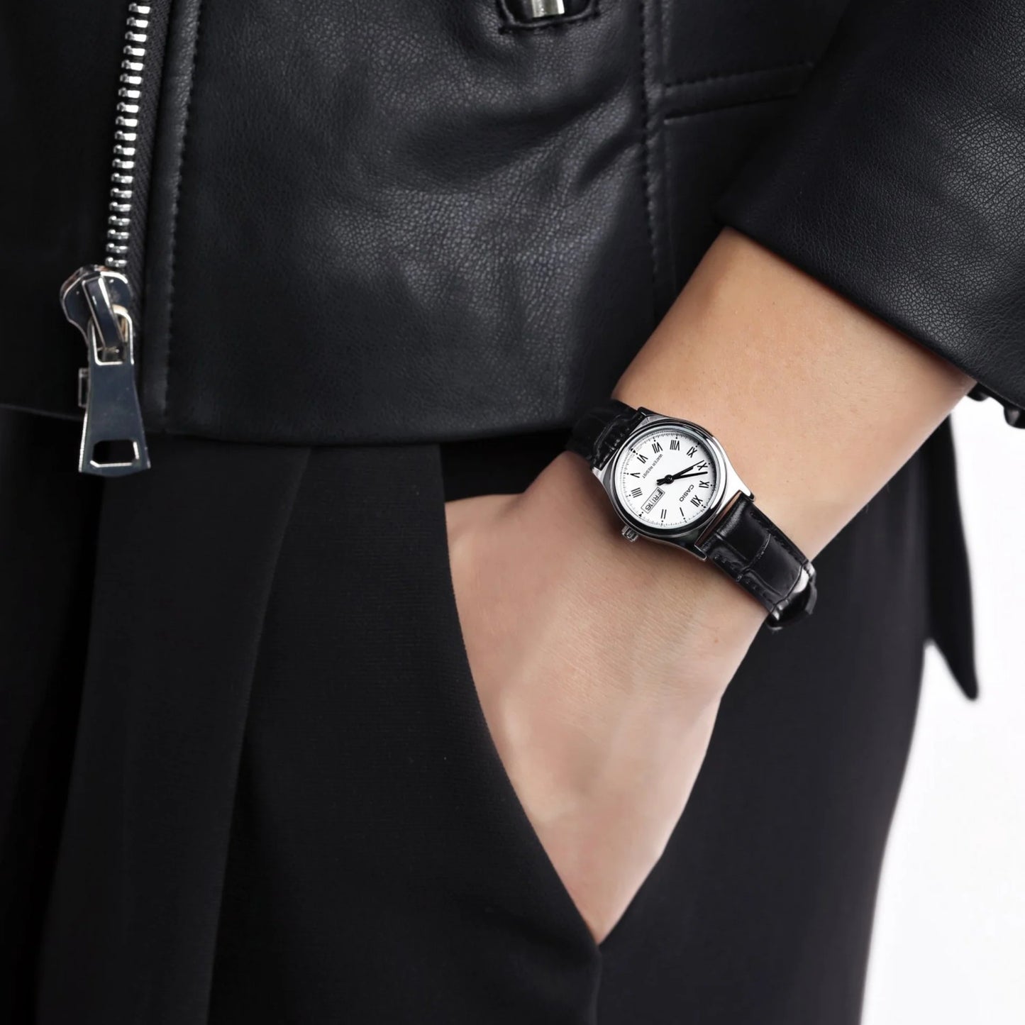 RELOJ CASIO LTP-V006L-7B MUJER CUERO ELEGANTE